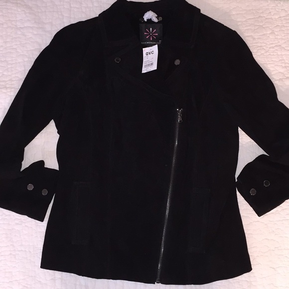Isaac Mizrahi Jackets & Blazers - Isaac Mizrahi NWT Real Suede Moro Jacket!